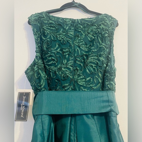 NWT Jessica Howard Woman’s Evert Green Formal Dress size 16 - Picture 6 of 8